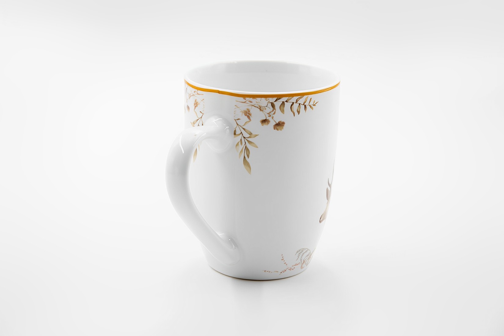 Hirsch Kaffeetasse Becher Tasse Hirsch Maria Porzellan 330ml Landhausstil