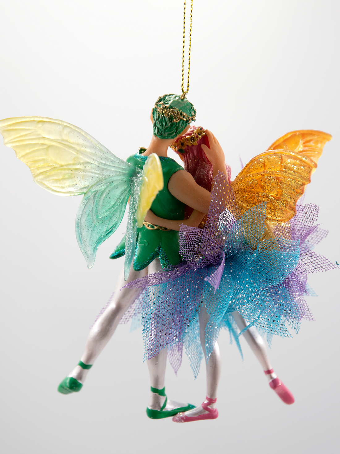 Tanzendes Paar Ballerina Tänzer Christbaumschmuck  