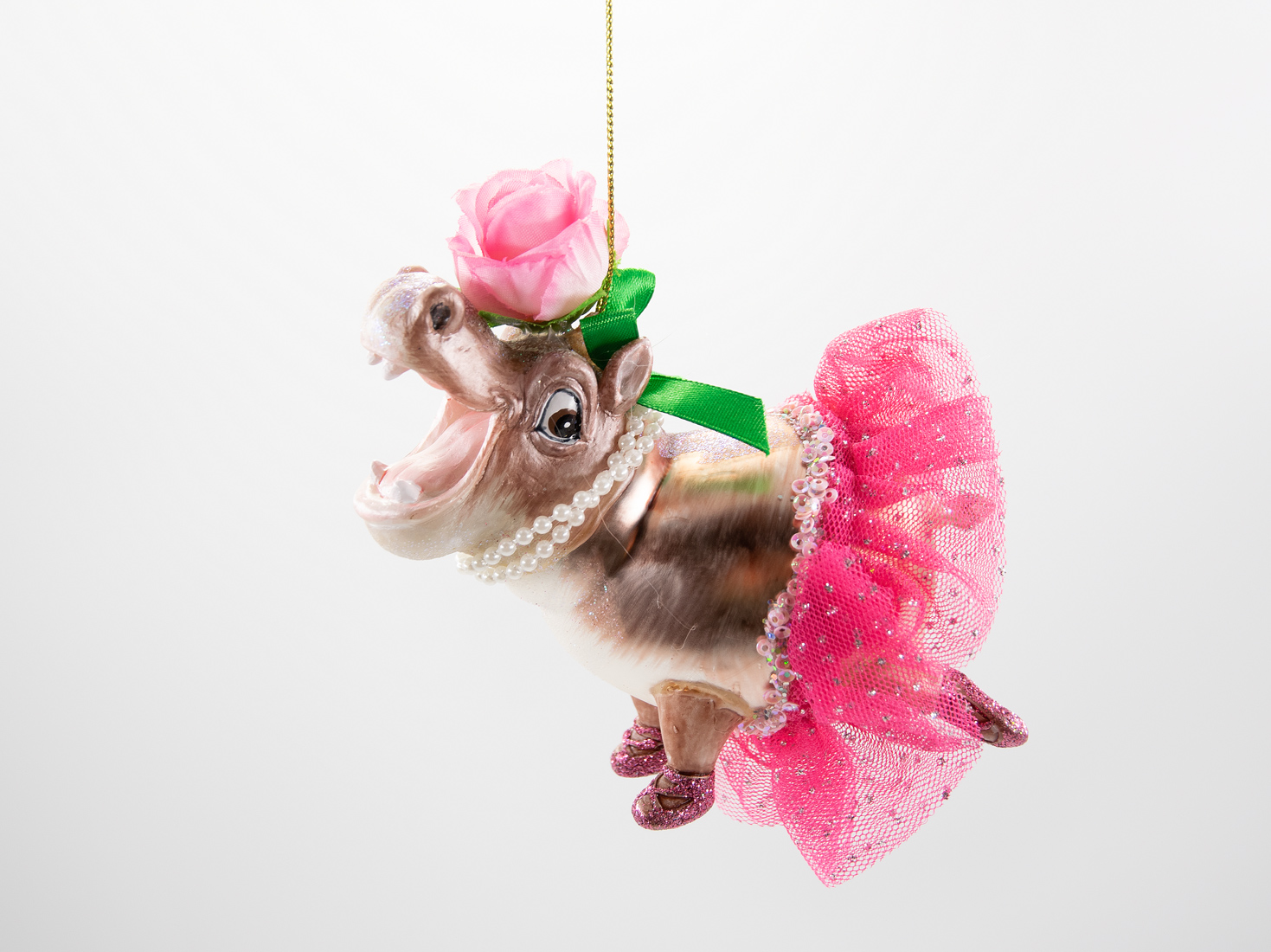 Weihnachtsschmuck Hänger Nilpferd