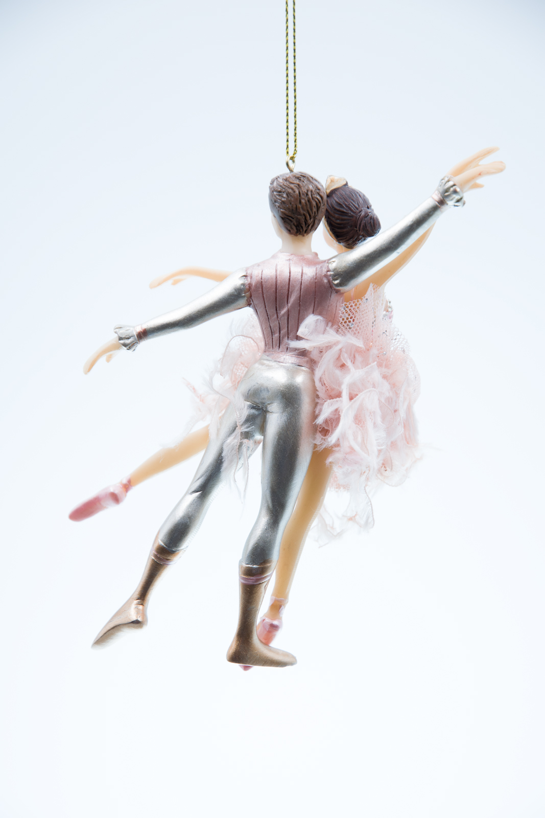 Goodwill Dance Fluffy Ballet Couple Tanzendes Paar Christbaumschmuck