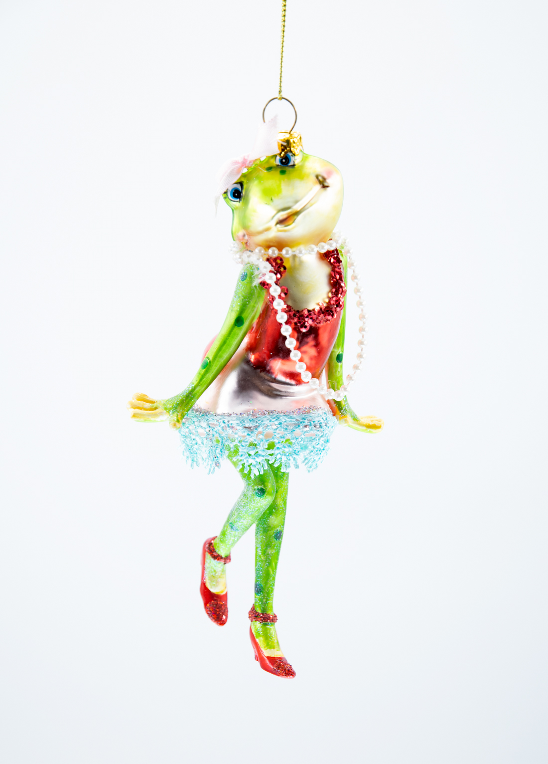 Elegant Frog Lady Weihnachtsschmuck 