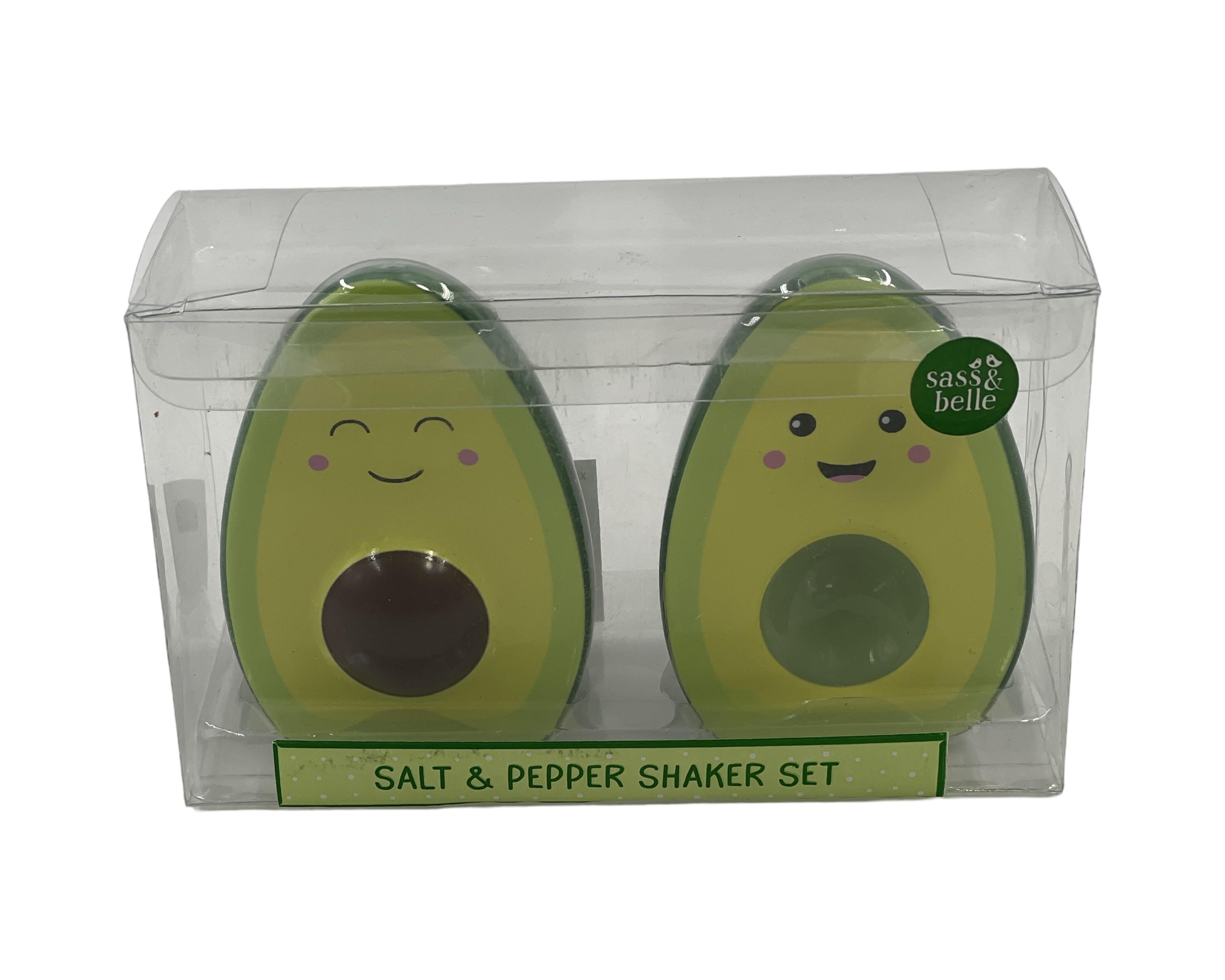 Salz- und Pfefferstreuer Set Happy Avocado