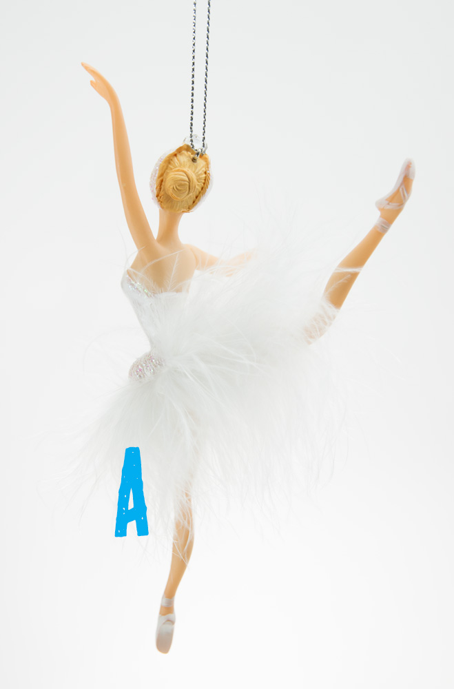 A&G Ballerina Tänzerin Christbaumschmuck 