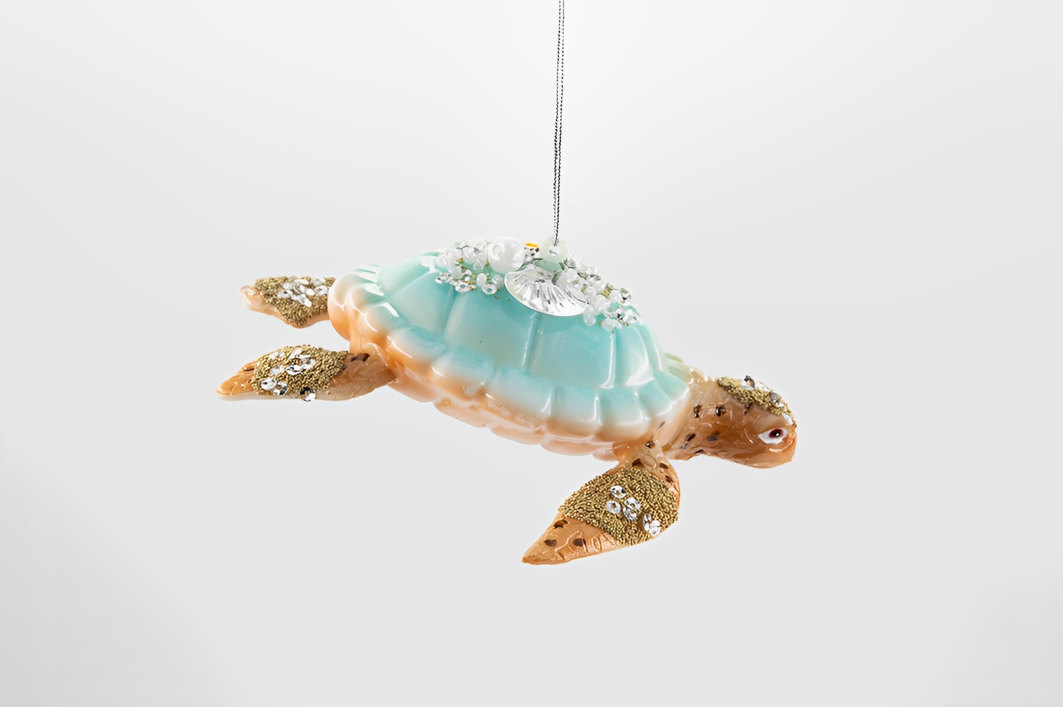 Sass & Belle Glitter Turtel Schildkröte Weihnachtsschmuck   