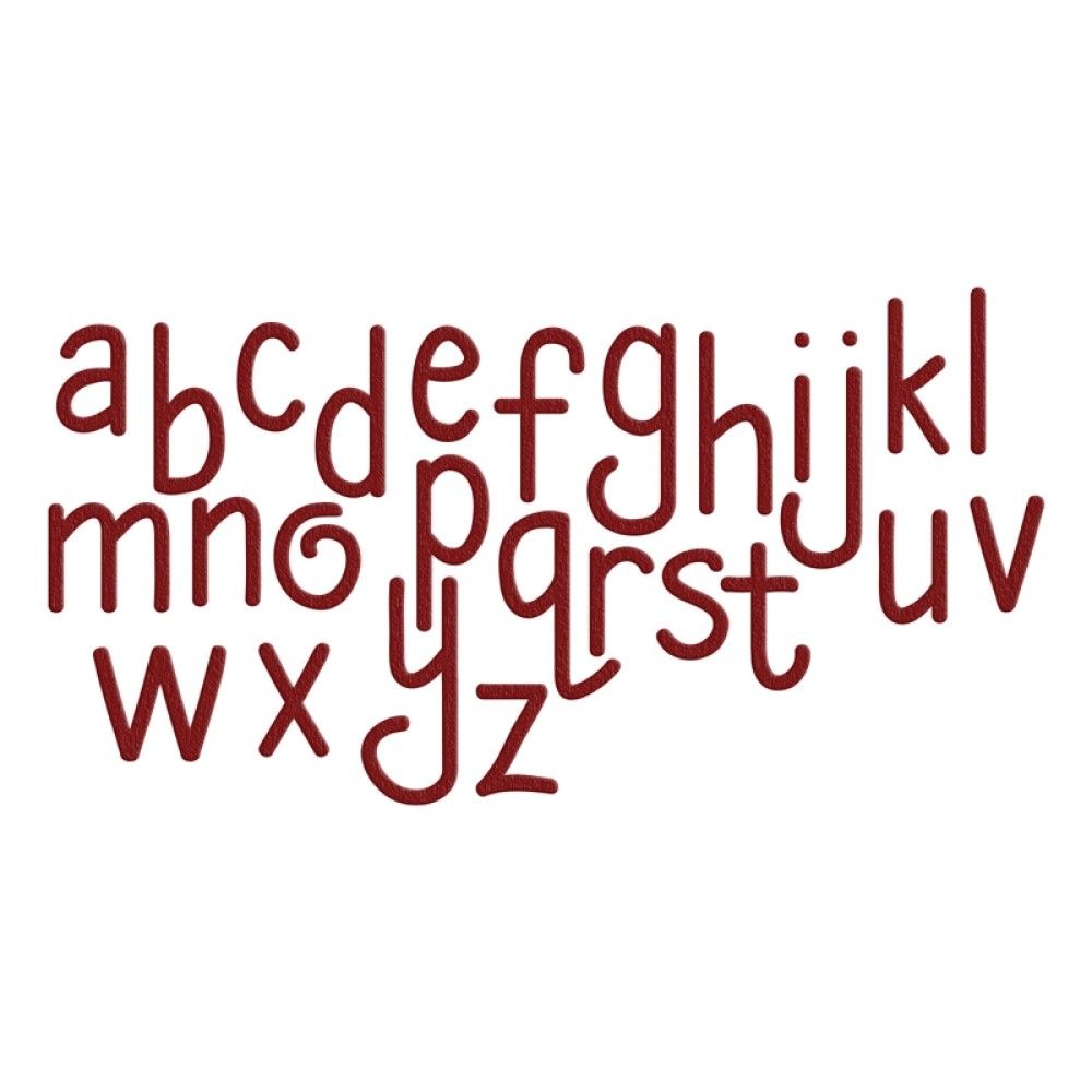 Sizzix Thinlits Homemade Alphabet by Eileen Hull