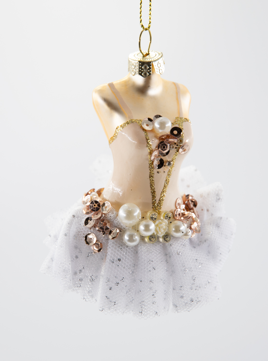 Ballerina Büste Mannequin Christbaumschmuck 