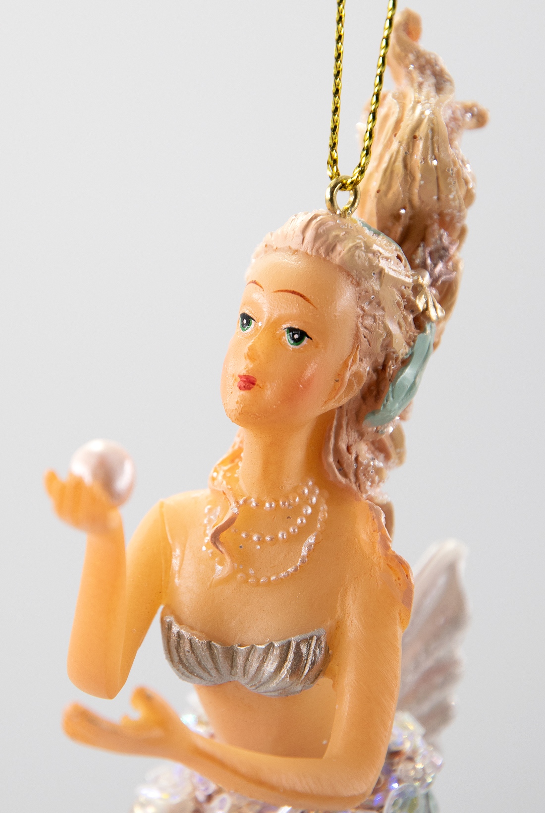 Meerjungfrau Perl Christbaumschmuck 