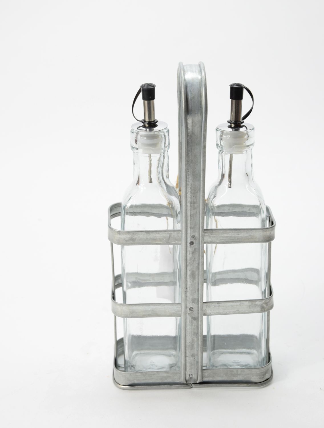 Essig- Ölflaschen Set mit Ausgießer
