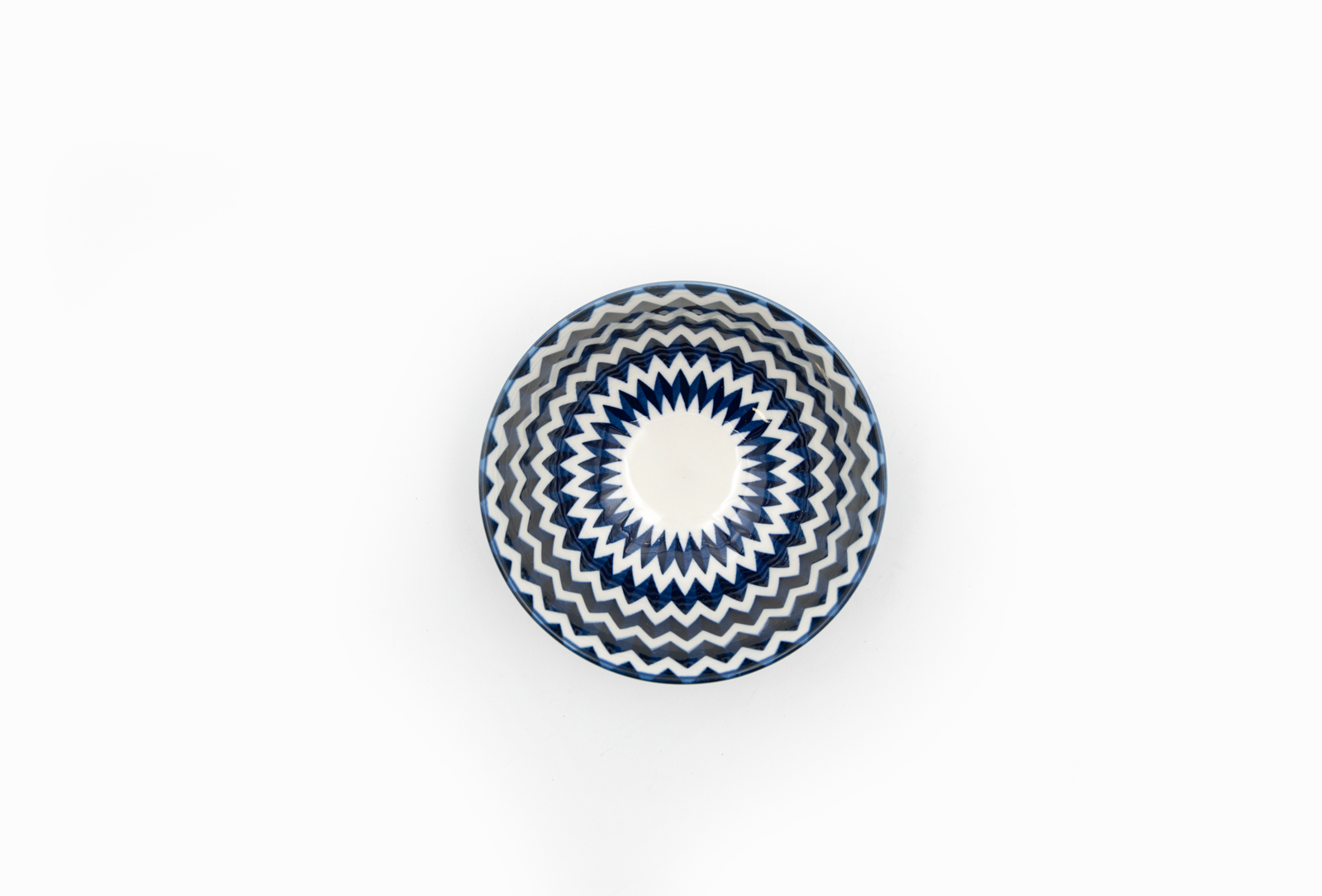 Schale Dipschale Keramik blau Landhausstil