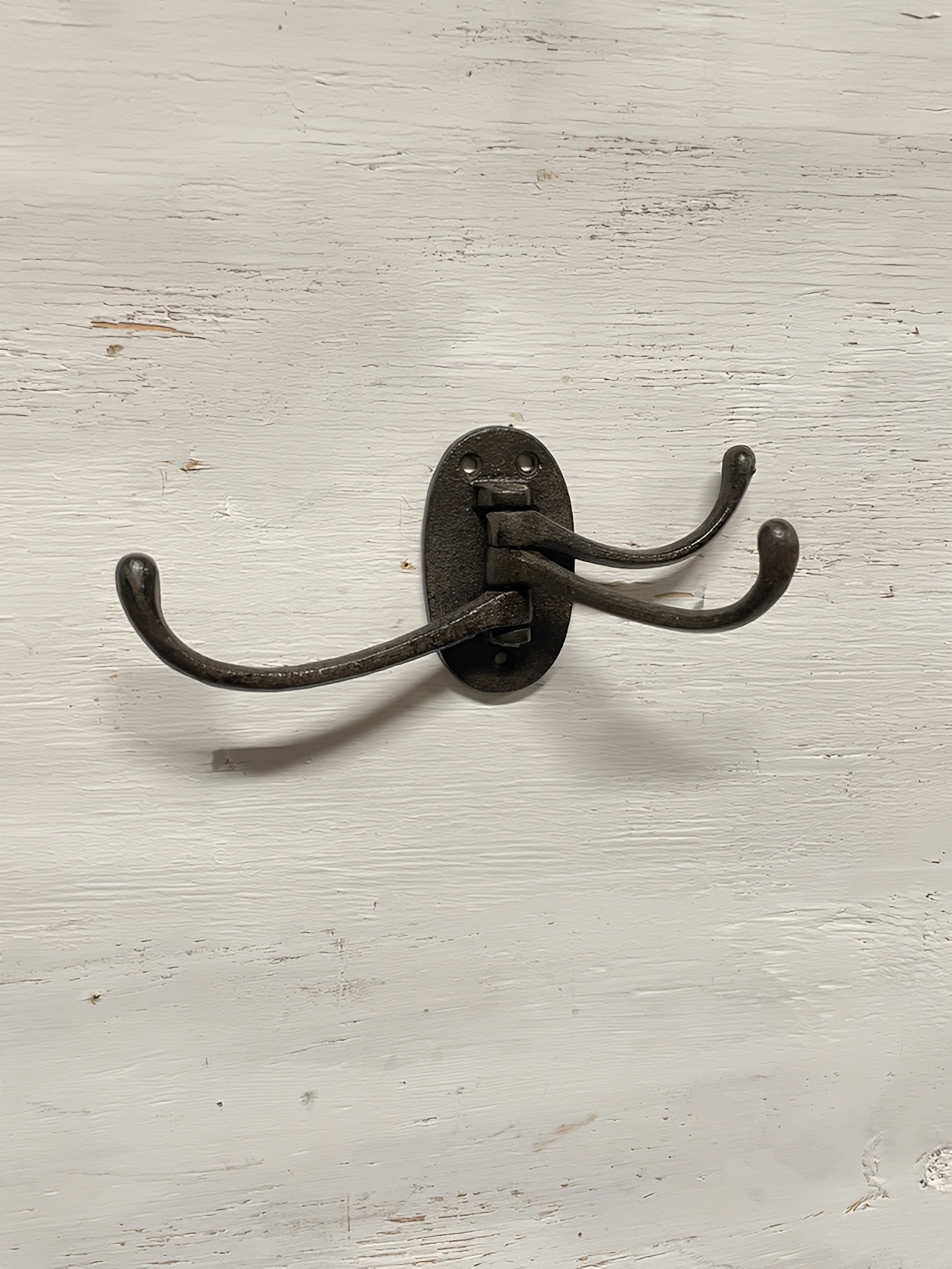 Wandhaken 3er Garderobe drehbar Vintage 