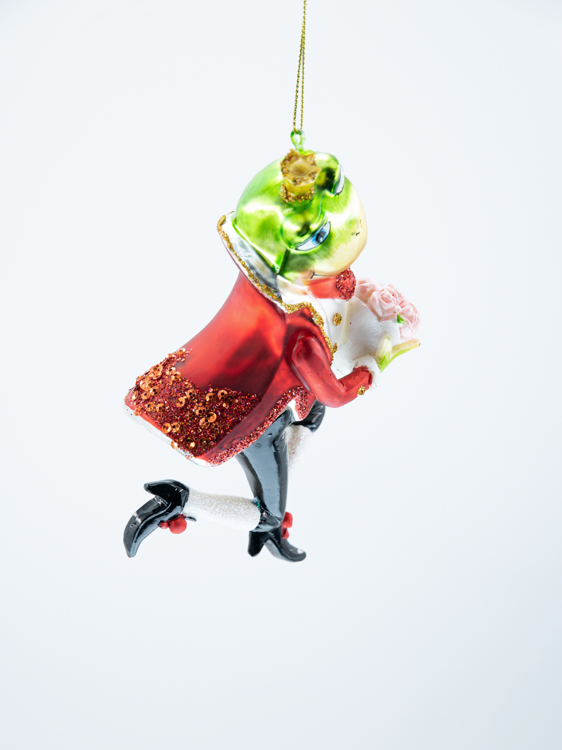 Weihnachtsschmuck Hänger Frosch Bräutigam