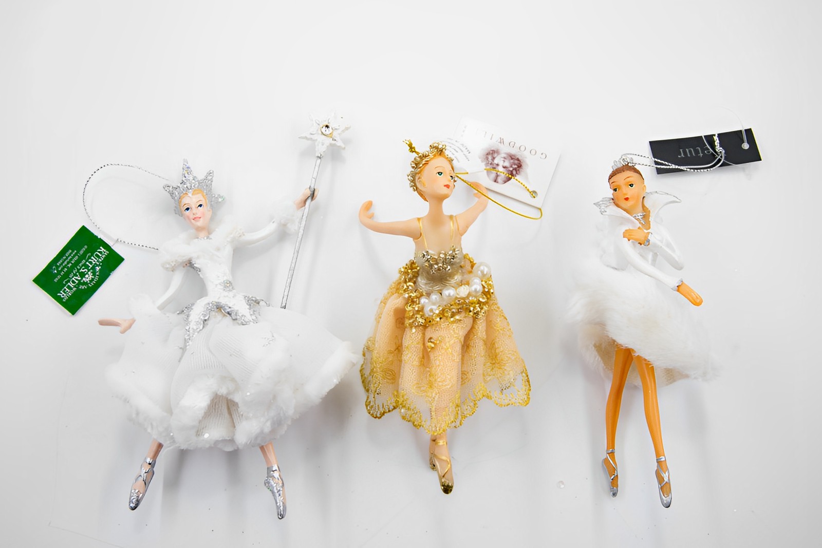 Ballerina 3er Set B-Ware Christbaumschmuck   
