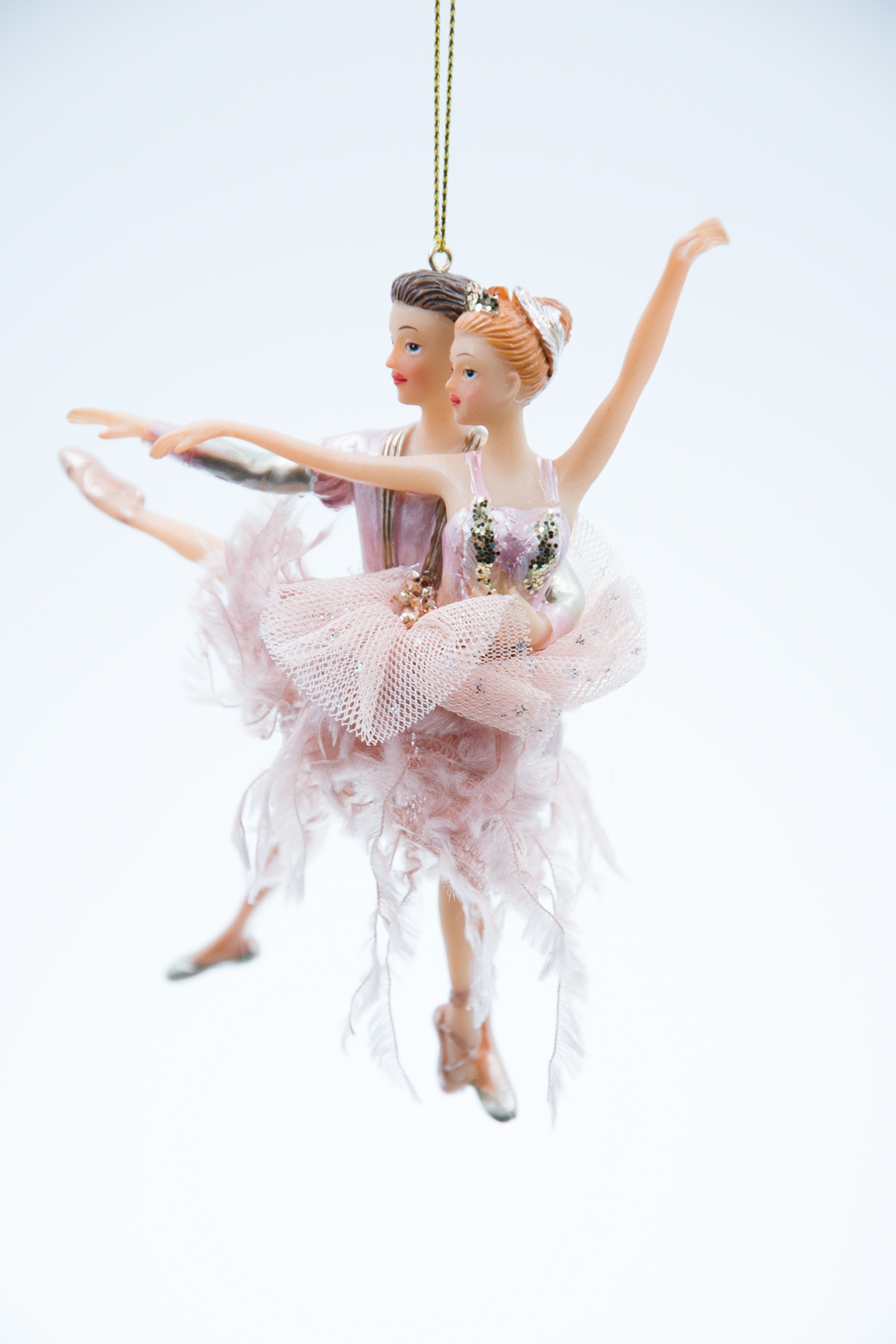 Goodwill Fluffy Ballet Couple Tanzendes Paar Christbaumschmuck
