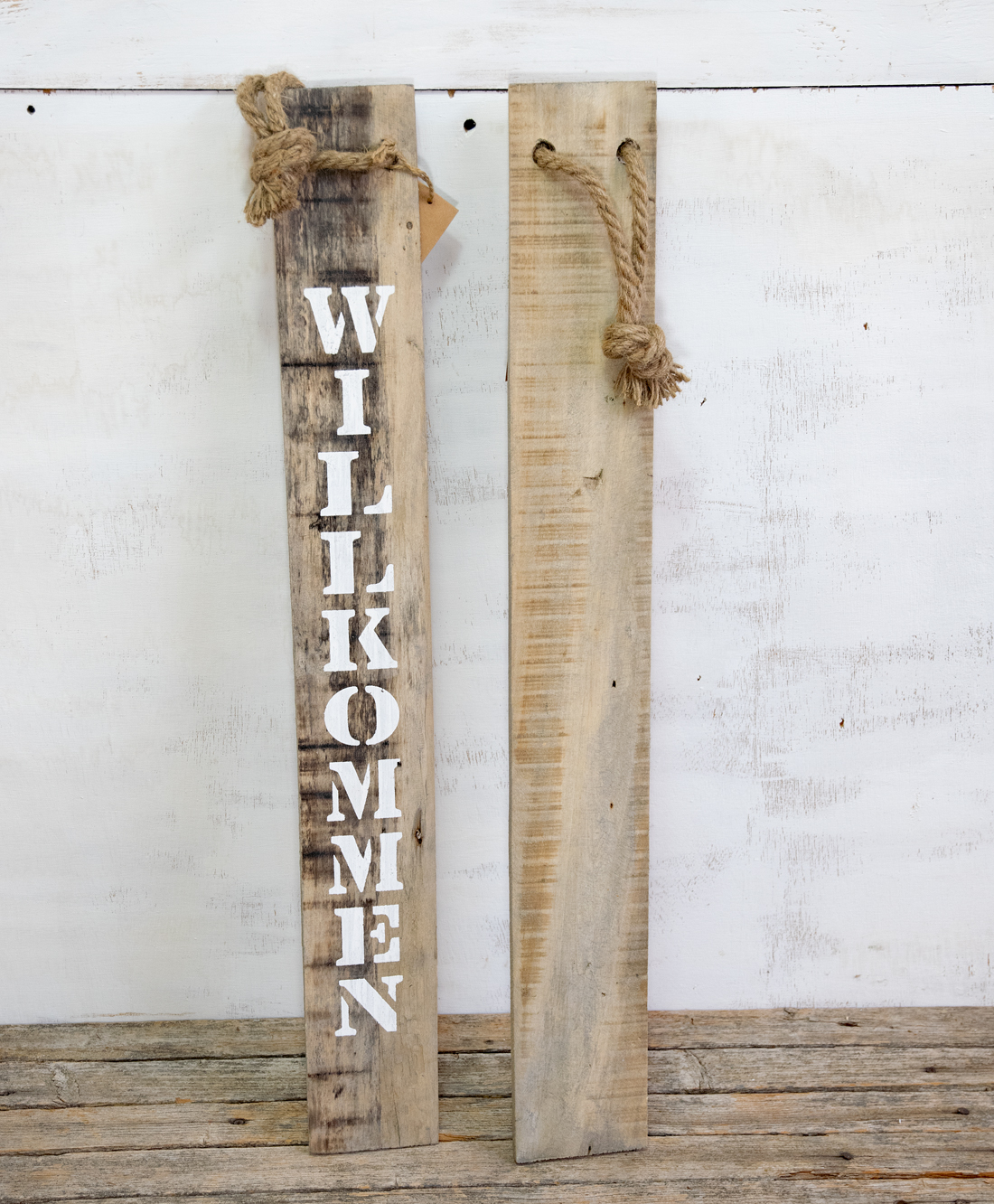Türschild Willkommen Holz Maritim Landhausstil