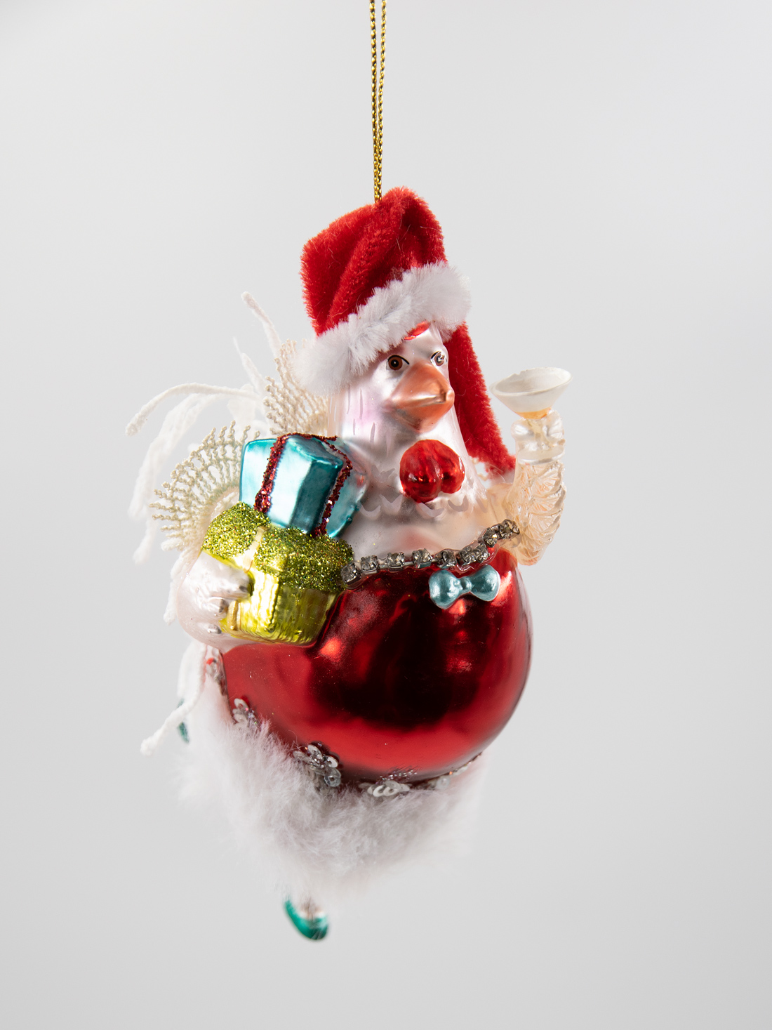 Weihnachtsschmuck Hänger Huhn