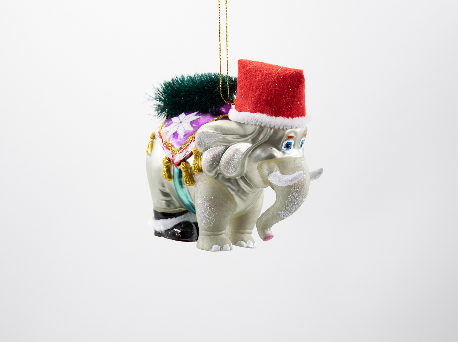 Zebra / Elefant Weihnachtsschmuck