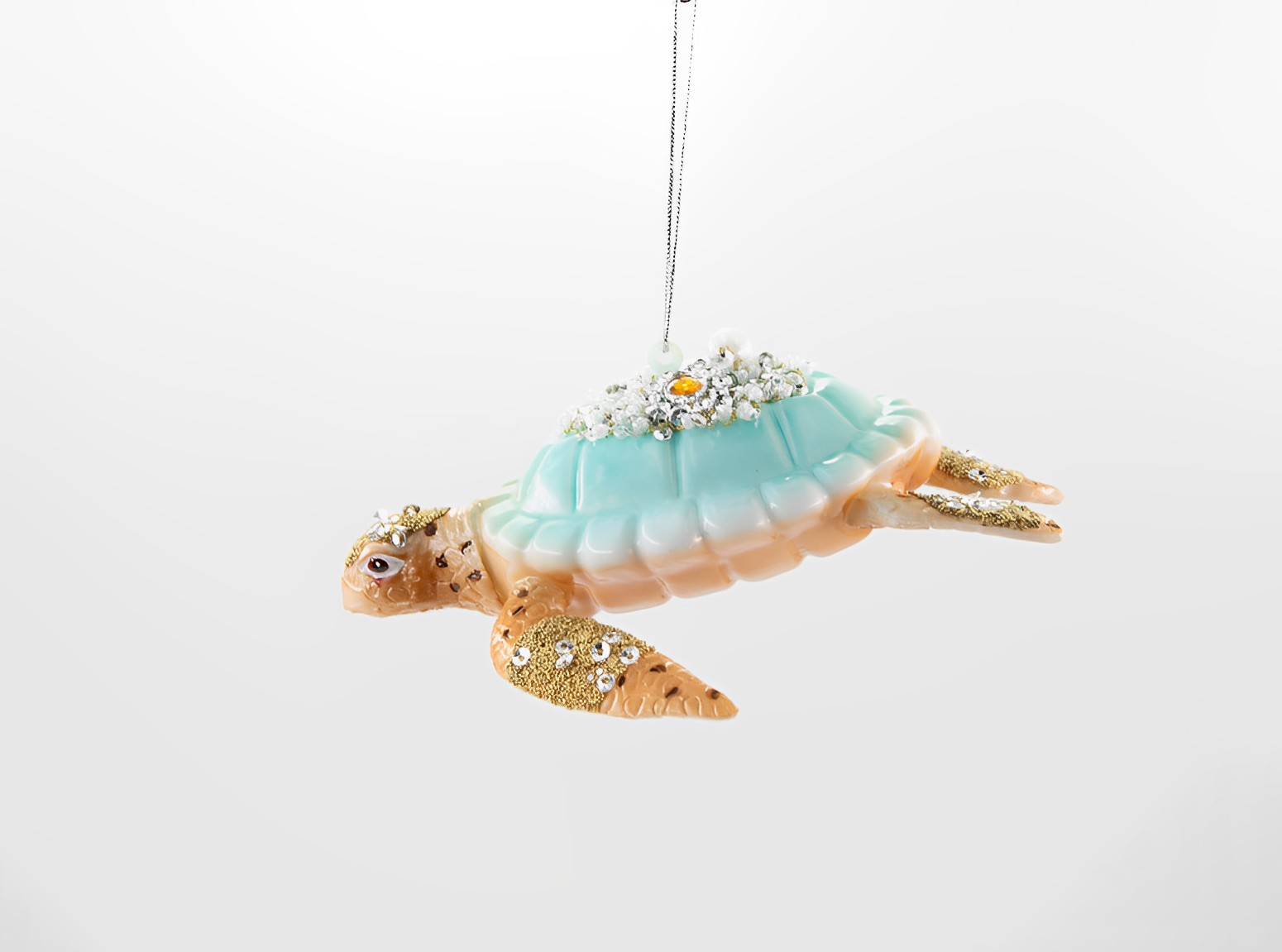 Sass & Belle Glitter Turtel Schildkröte Weihnachtsschmuck   