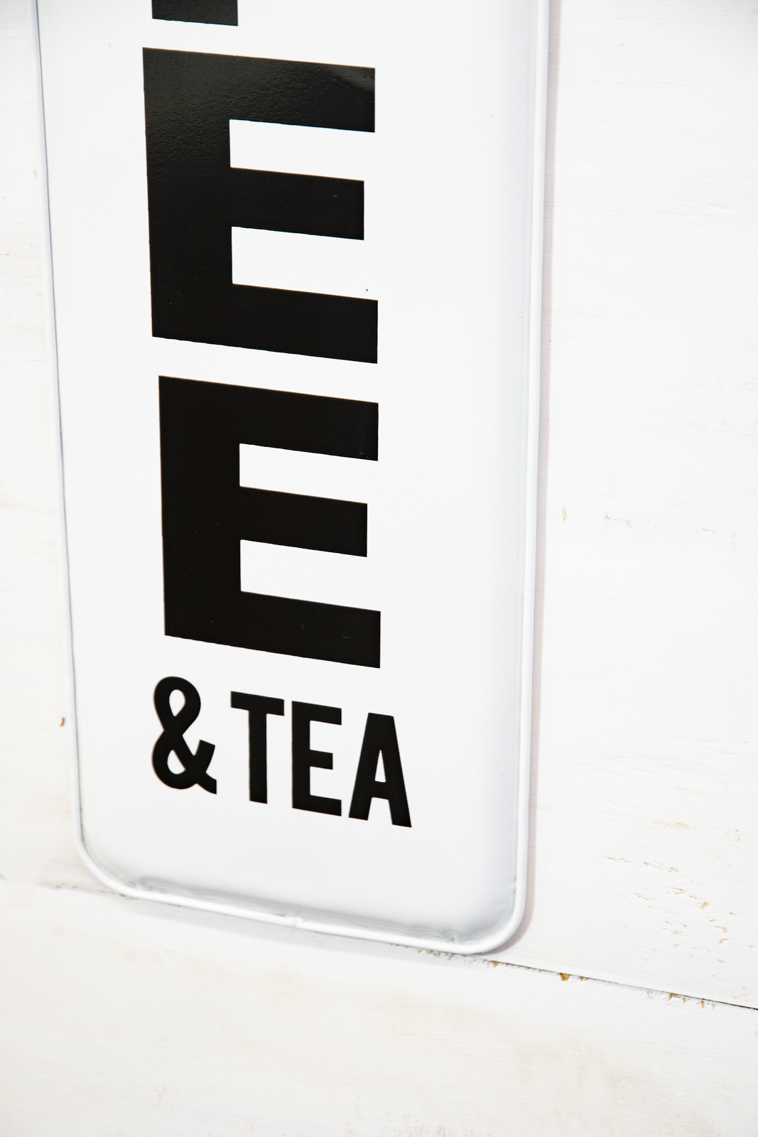Schild Coffee & Tea Metall Landhausstil Industriestil