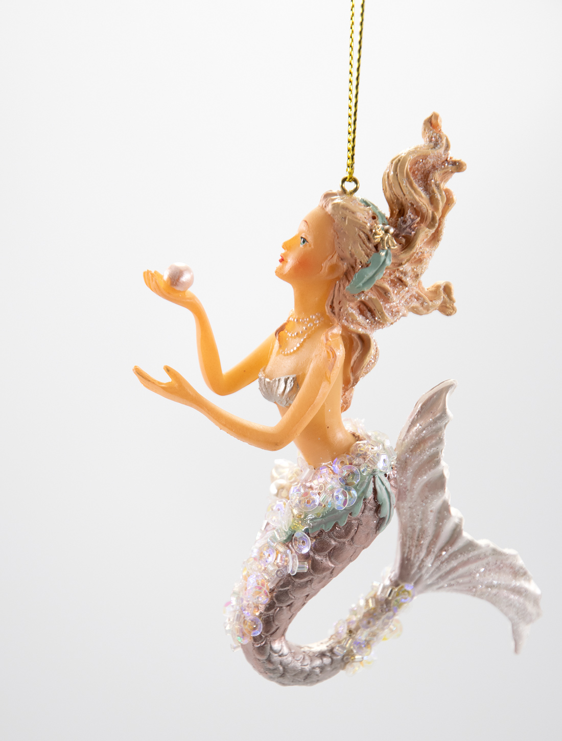 Meerjungfrau Perl Christbaumschmuck 