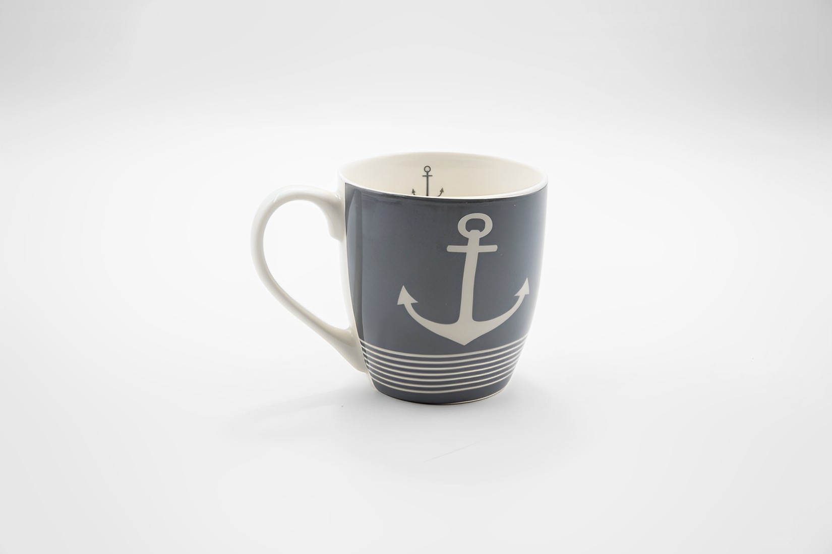 Kaffeetasse Becher Tasse  Jumbobecher Keramik 400ml Föhr Maritim  
