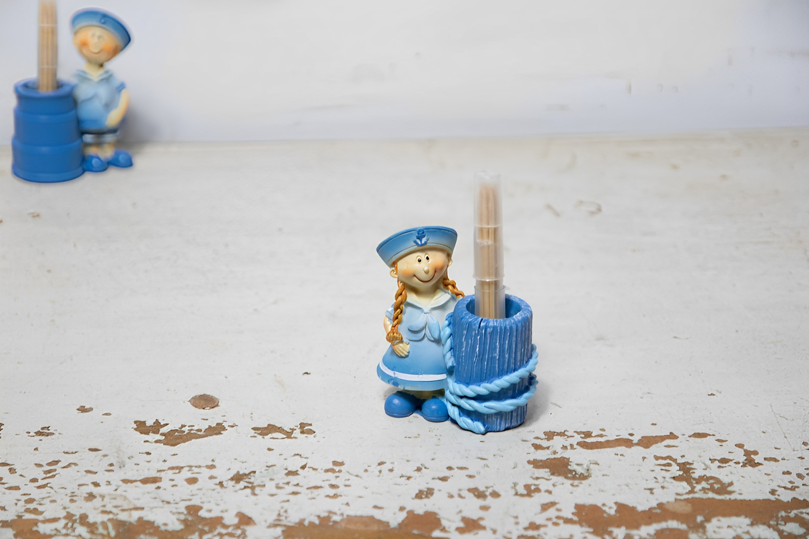 Zahnstocherhalter Box Marine Frau Maritim