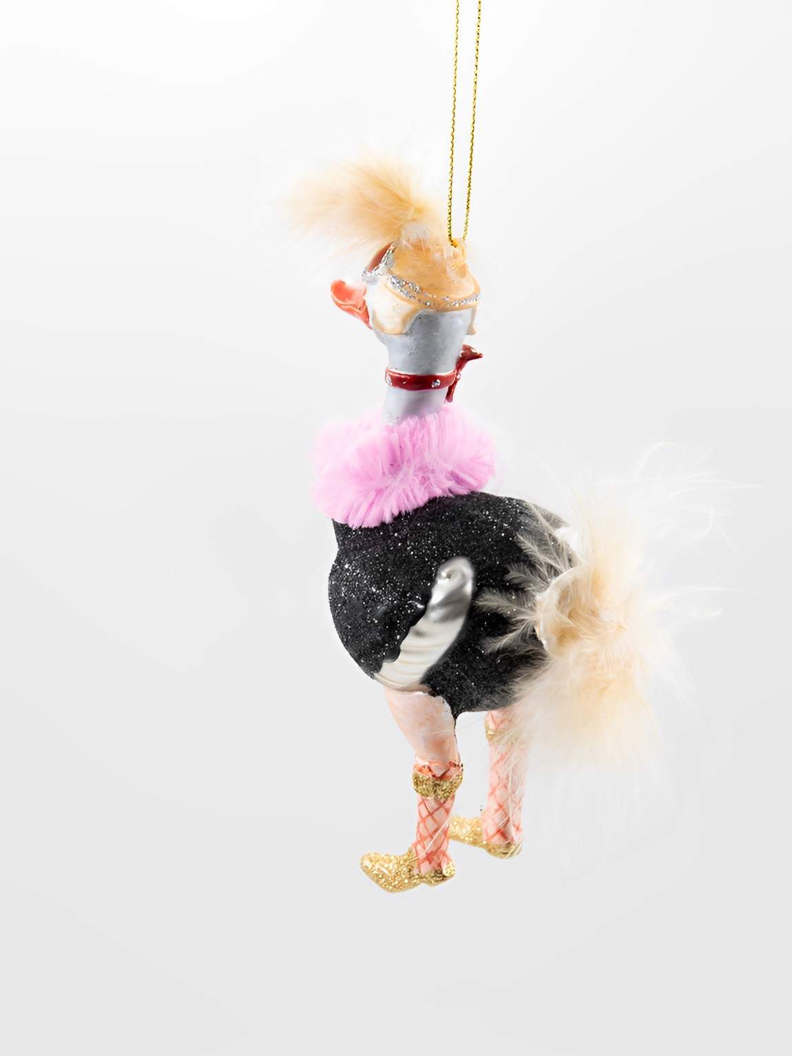 Weihnachtsschmuck Hänger Straußen Diva