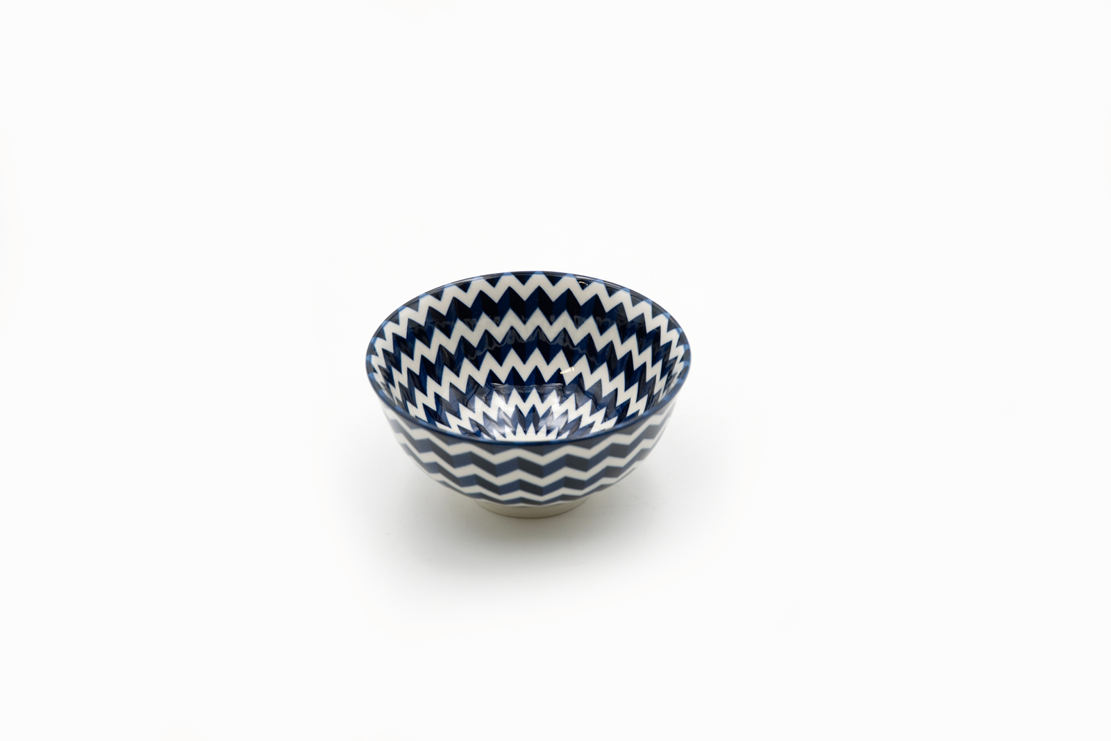 Schale Dipschale Keramik blau Landhausstil