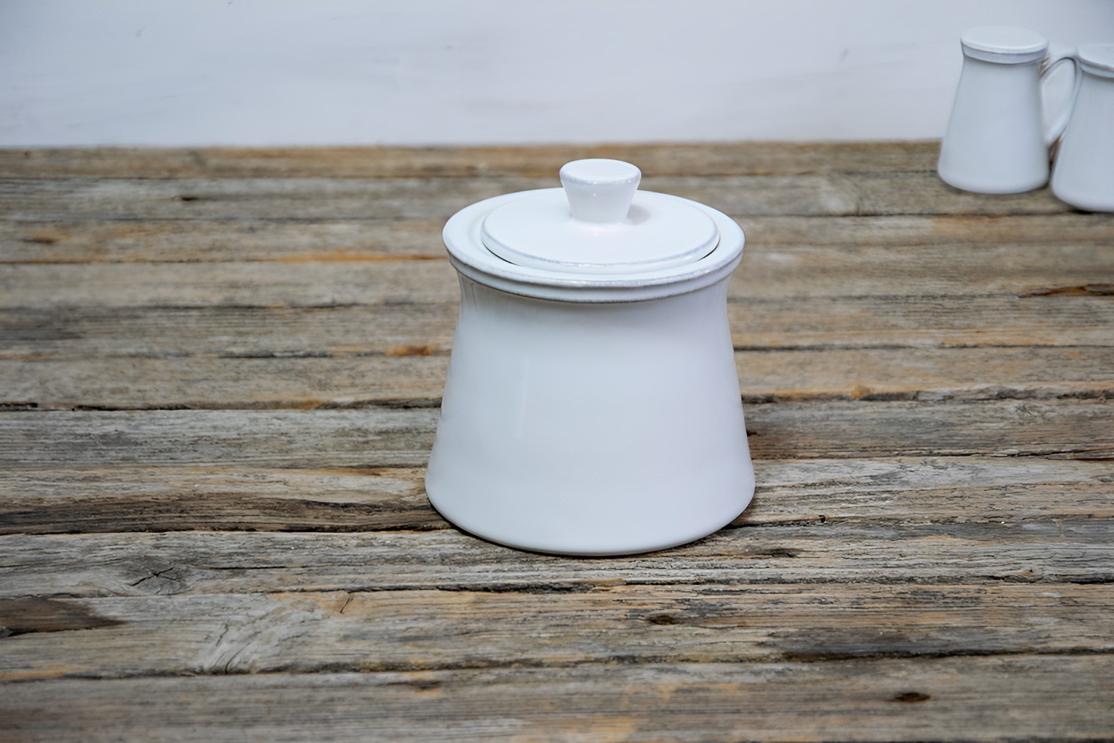 Zuckerdose mit Deckel 500ml Landhausstil 