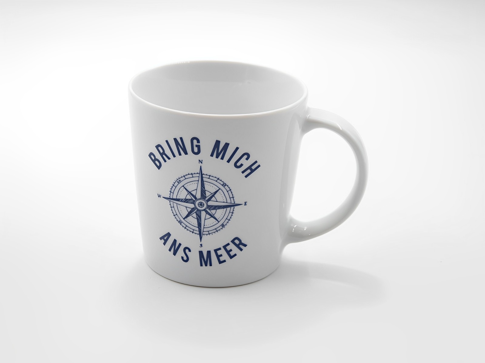 Kaffeetasse BRING MICH ANS MEER Porzellan 350ml Maritim Landhausstil 