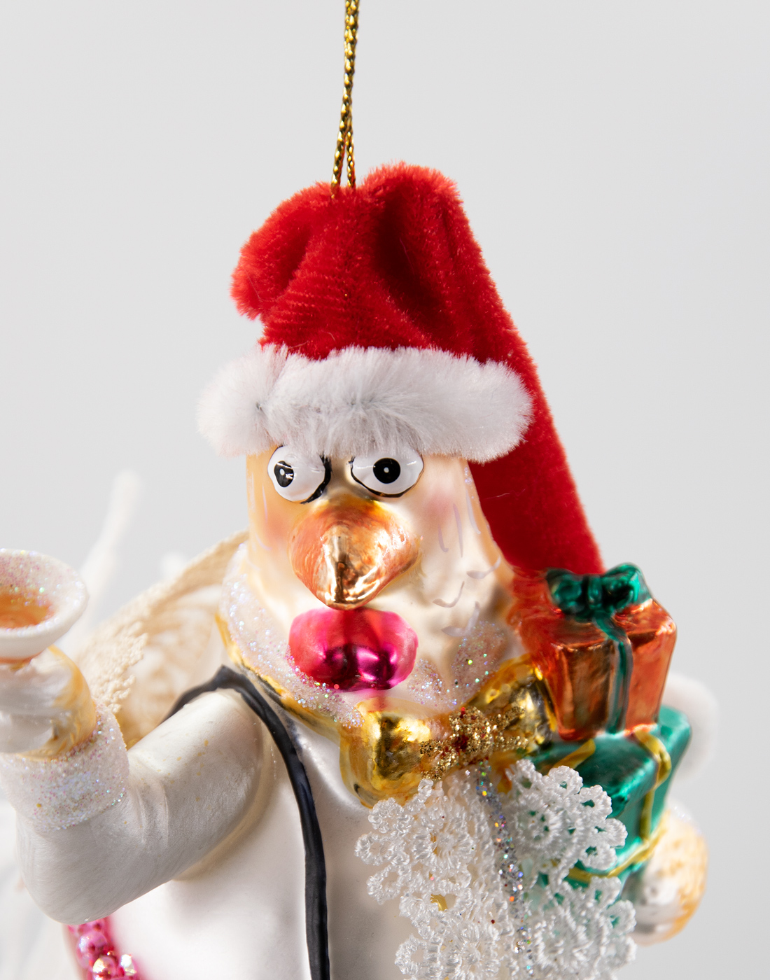 Weihnachtsschmuck Hänger Hahn