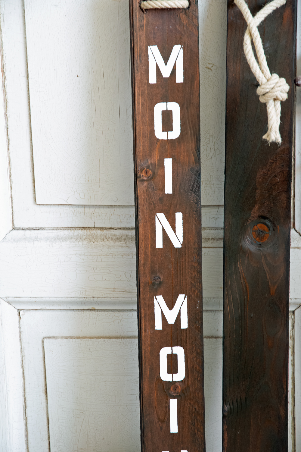 Türschild Moin Moin Holz Maritim  Landhausstil