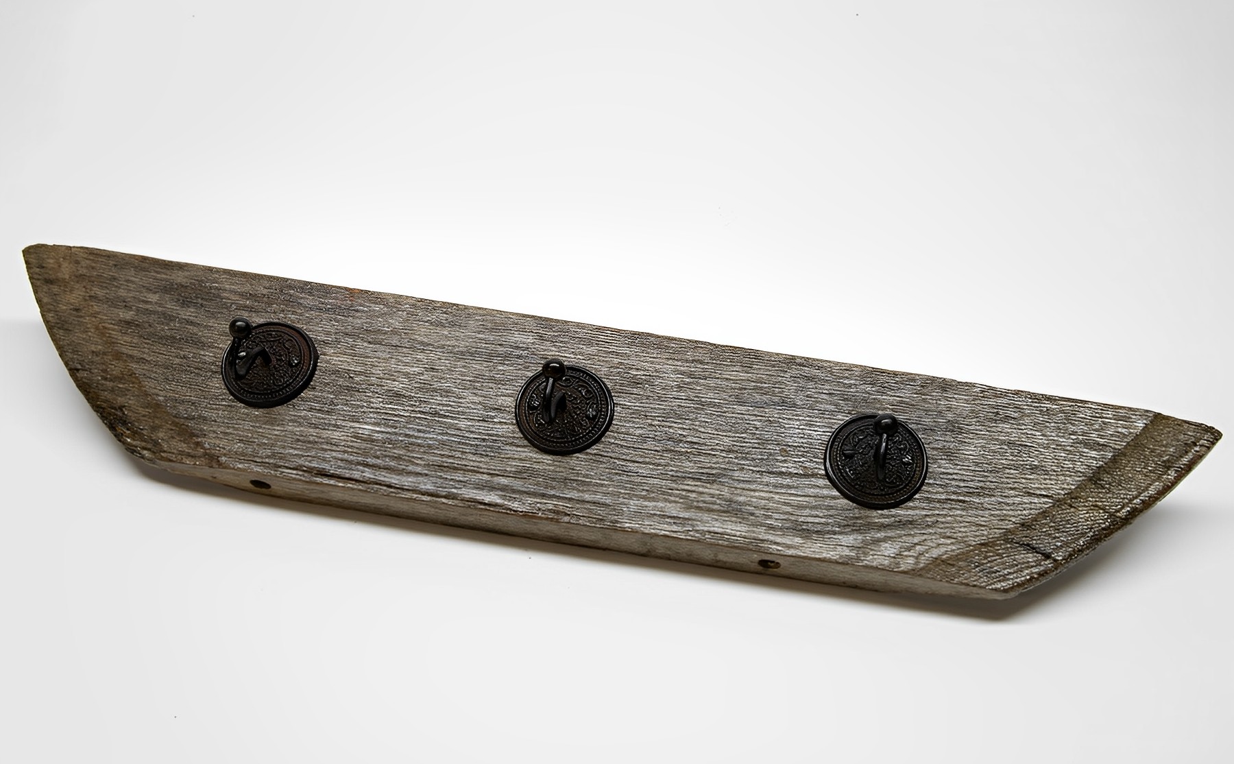 Garderobe Hakenleiste Rustikal Vintage Antik 3 Haken