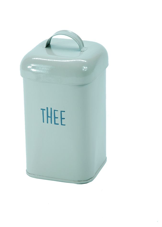 Teedose braun Metall