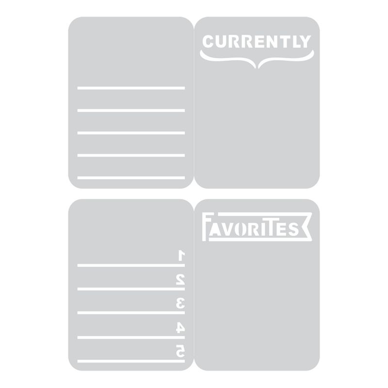 Sizzix Thinlits Journal Cards