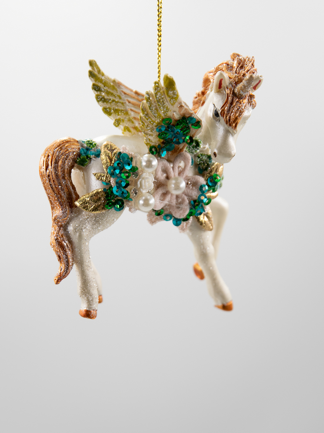 Weihnachtsschmuck Hänger Einhorn 