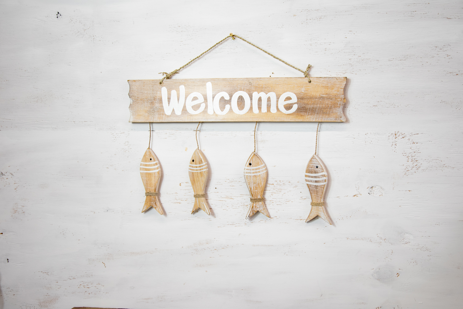 Türschild Welcome Holz Maritim  Landhausstil
