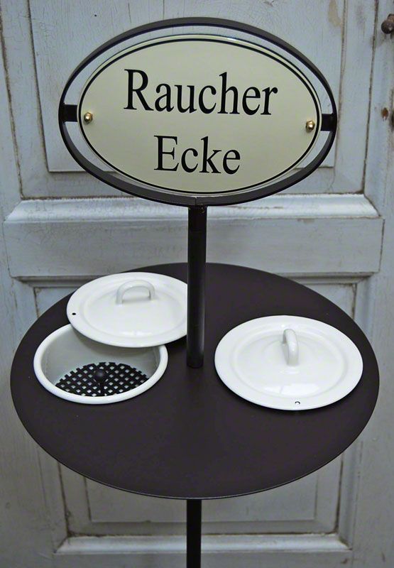 Raucherecke Nostalgisch Aschenbecher