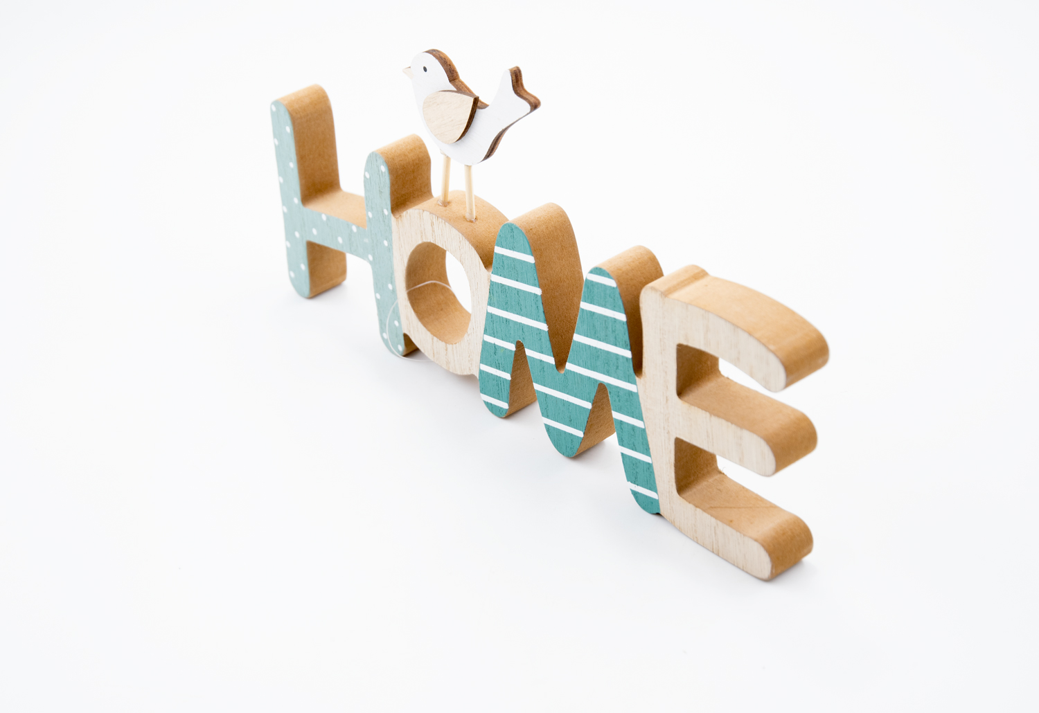 Schriftzug Home Holz Landhausstil