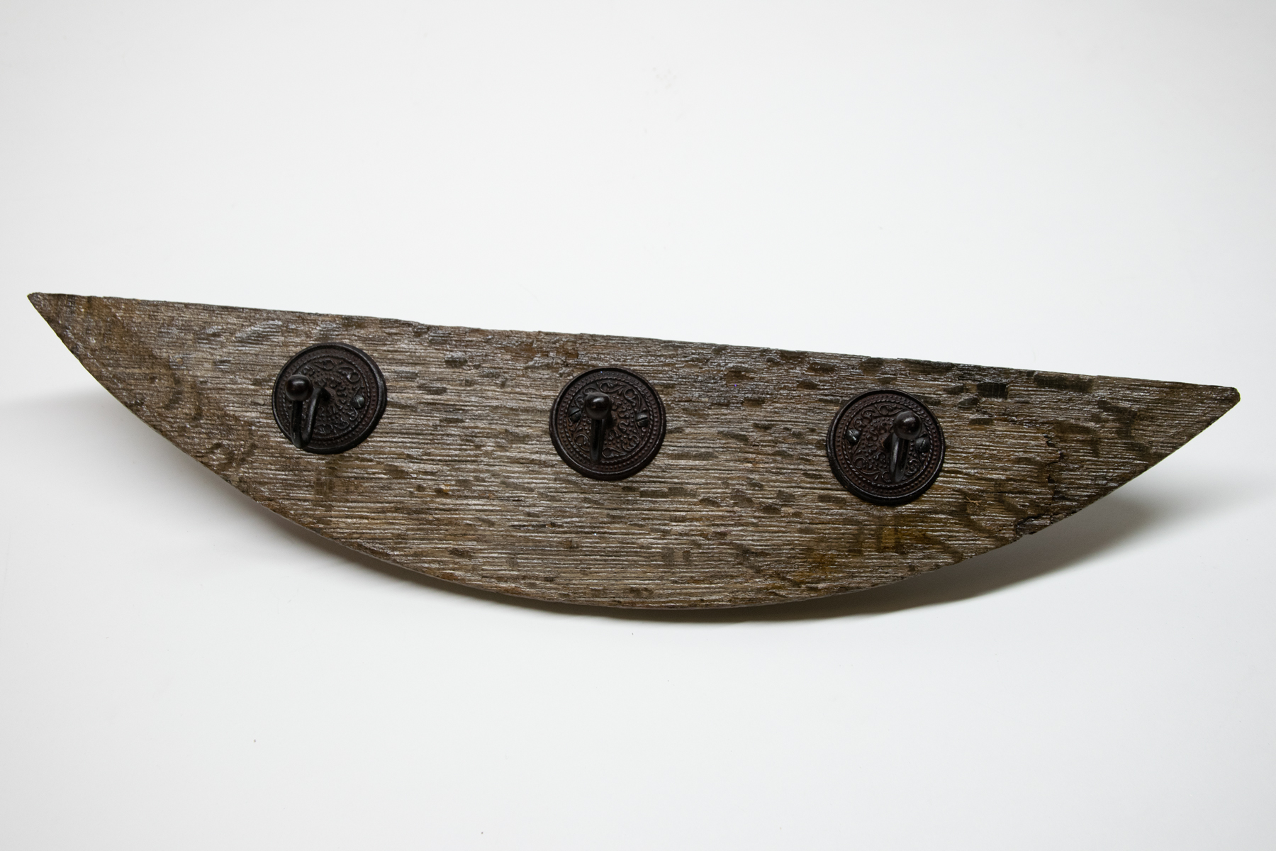 Garderobe Hakenleiste Rustikal Vintage Antik 3 Haken