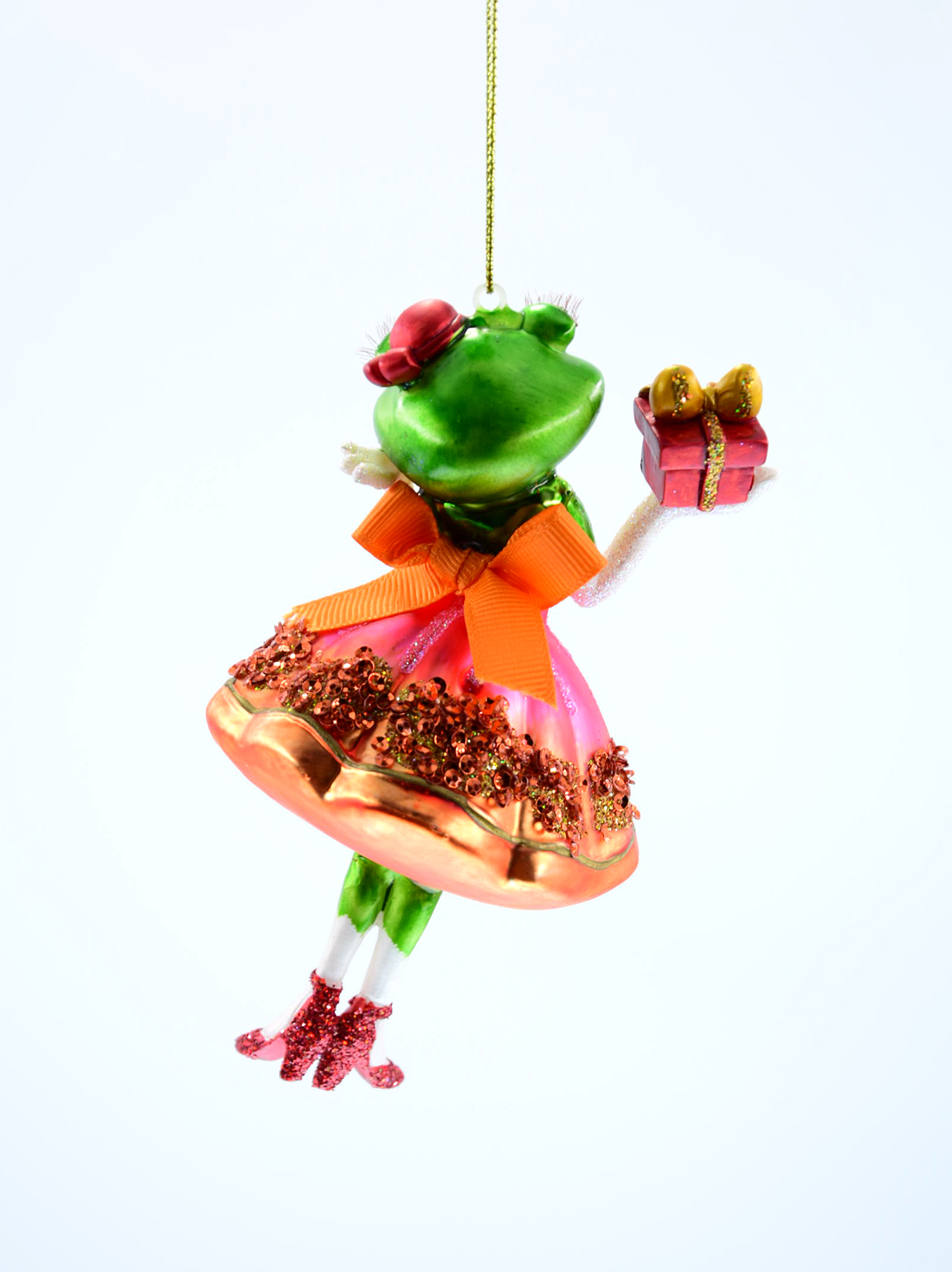 Weihnachtsschmuck Hänger Froschbraut
