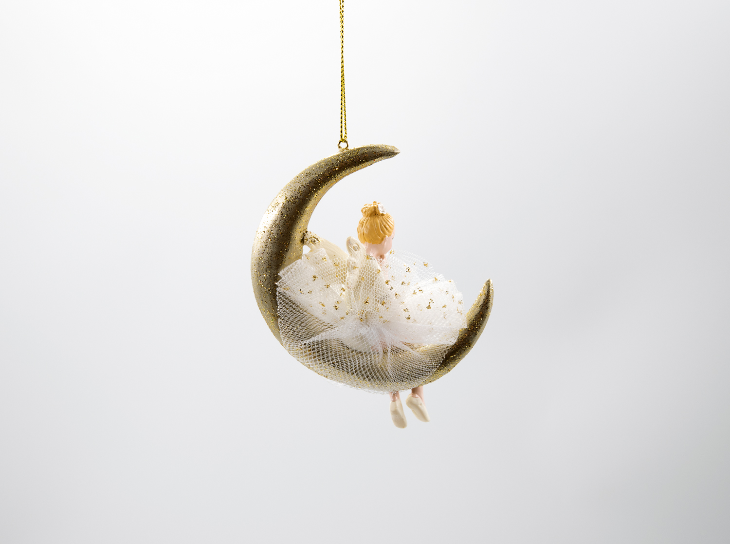 Ballerina Tänzerin Stern / Mond Christbaumschmuck