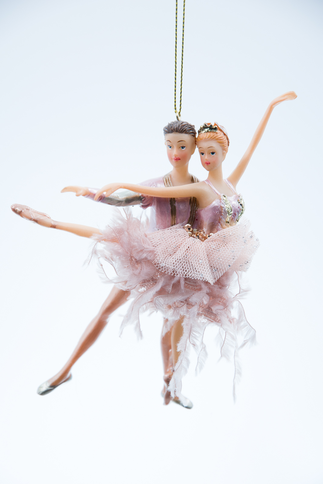 Goodwill Fluffy Ballet Couple Tanzendes Paar Christbaumschmuck