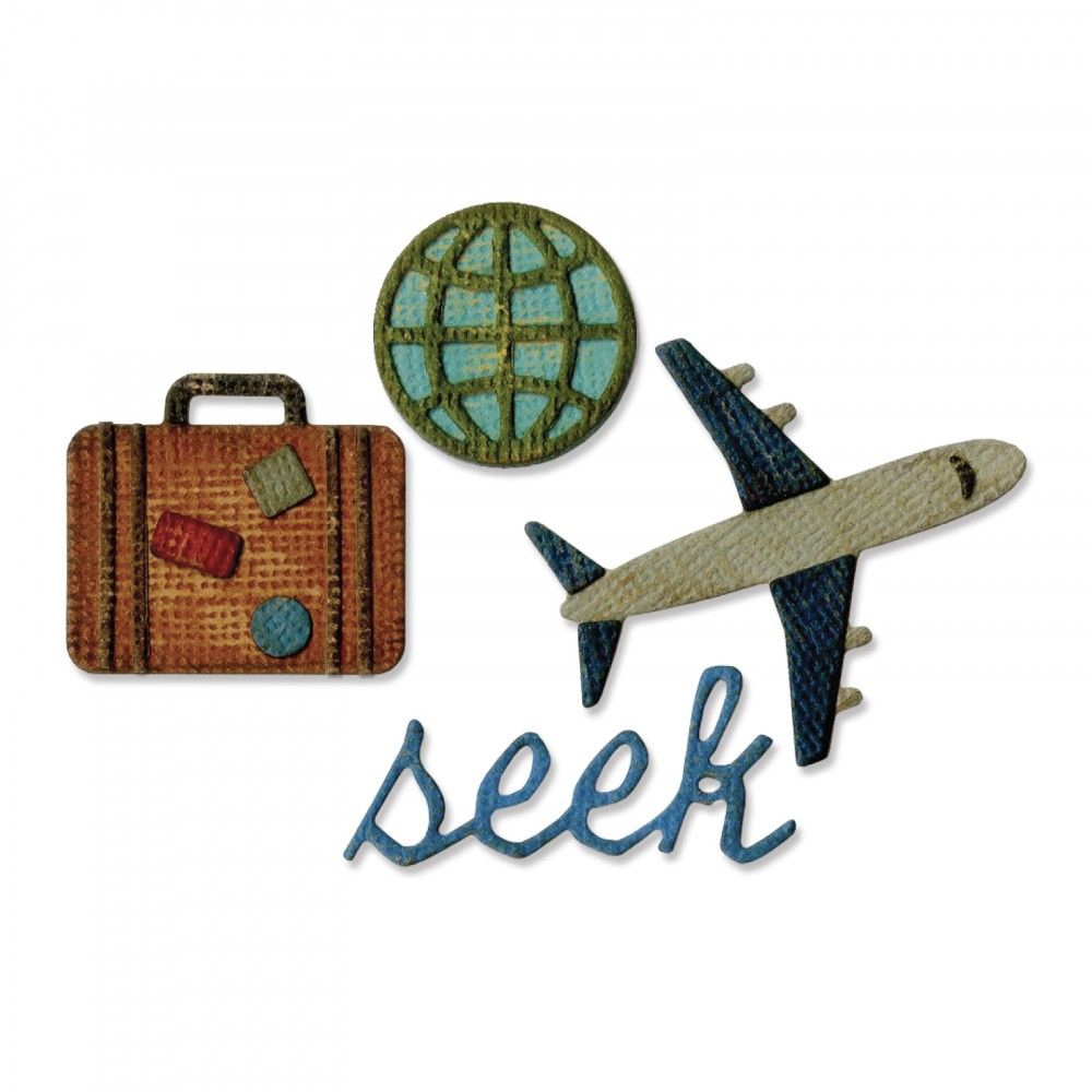 Thinlits & Embossing Folder Travelh by Tim Holtz 662714