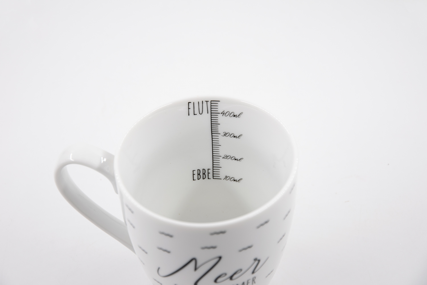Kaffeetasse Meer geht immer Porzellan 450ml Maritim Landhausstil