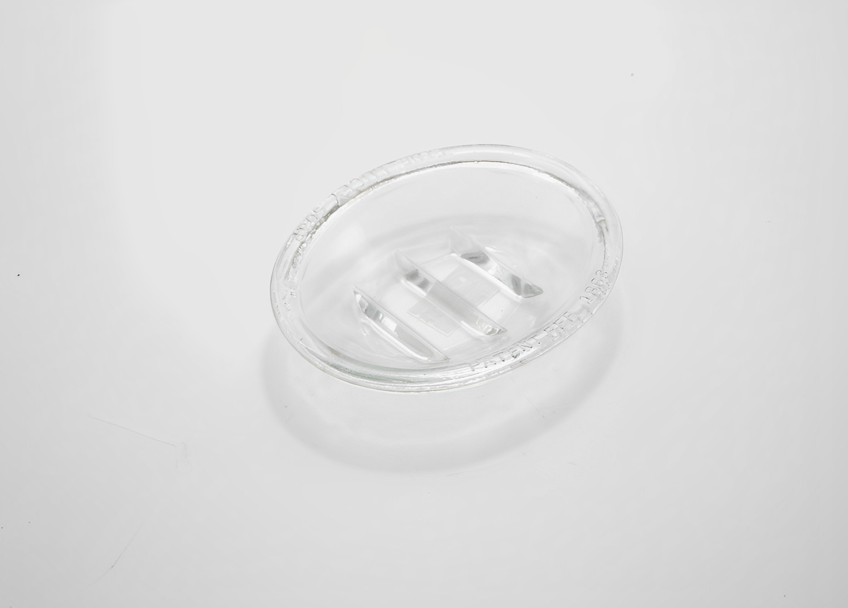 Seifenschale oval Glas Landhausstil