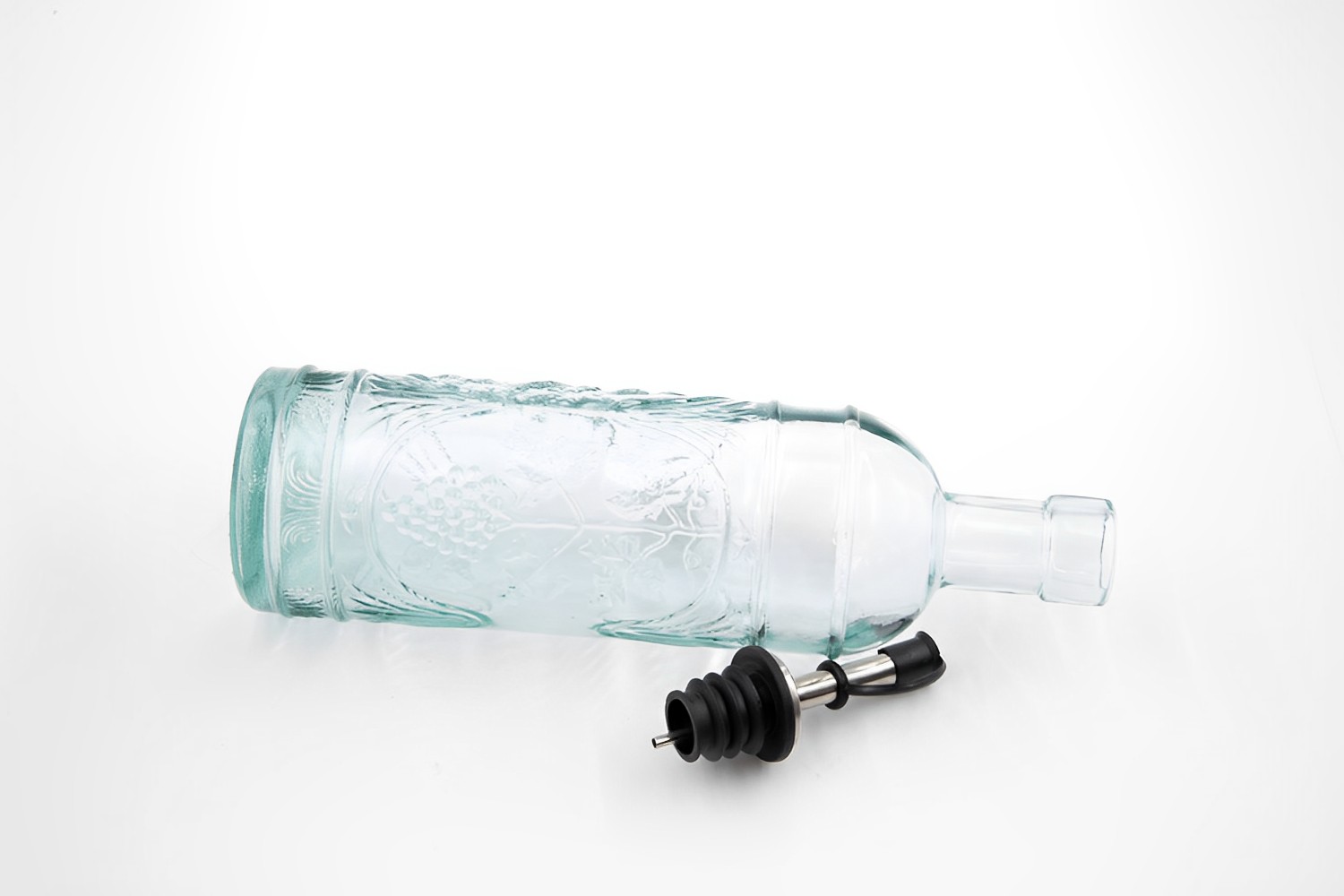Ecogreen Flasche 500ml mit Ausgiesser Essig / Öl Wein Decor