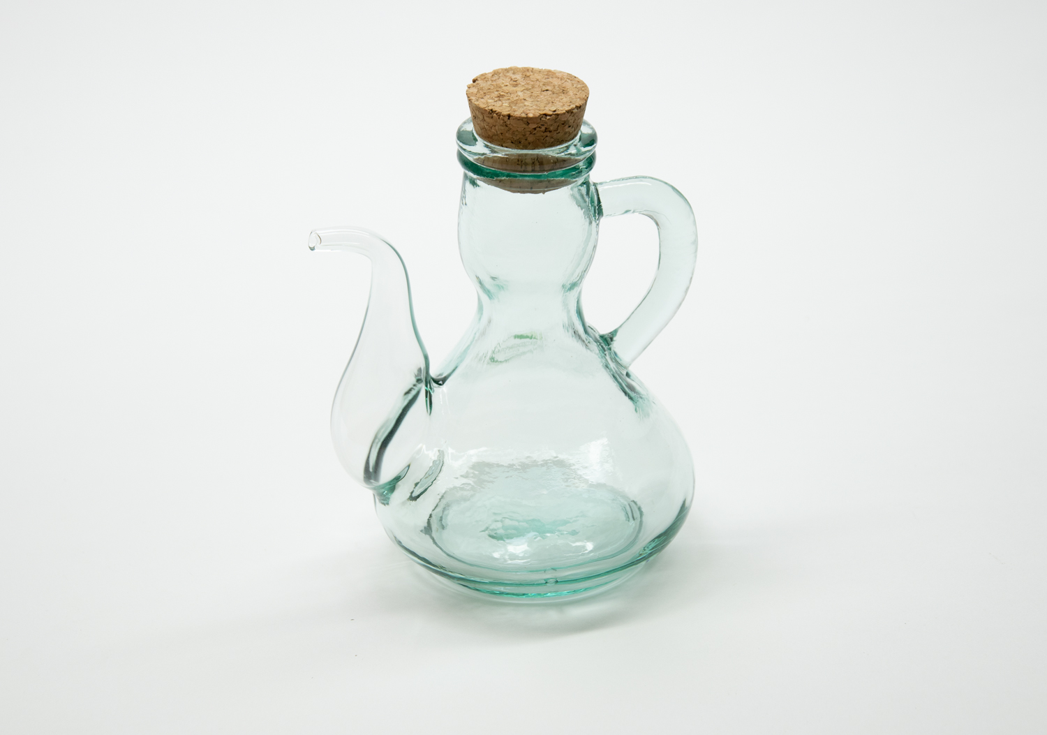 Ecogreen Flasche 250ml mit Ausgiesser Kork Verschluss & Henkel