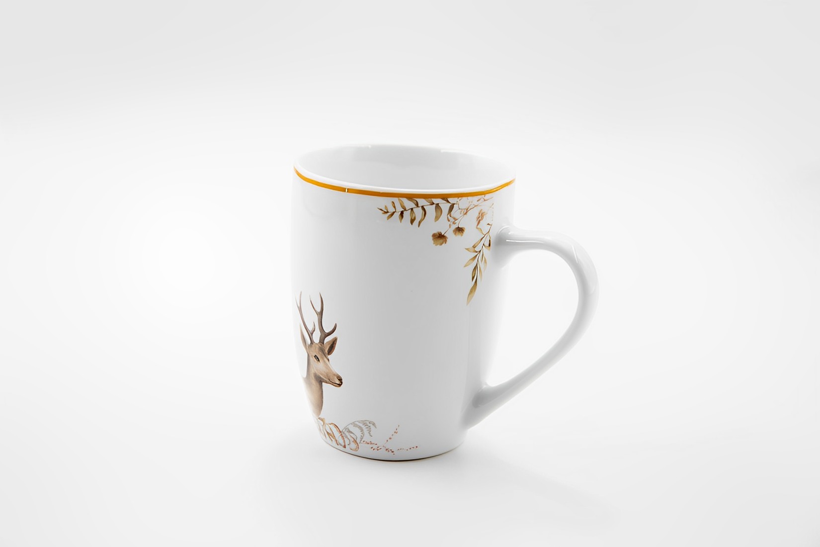 Hirsch Kaffeetasse Becher Tasse Hirsch Maria Porzellan 330ml Landhausstil