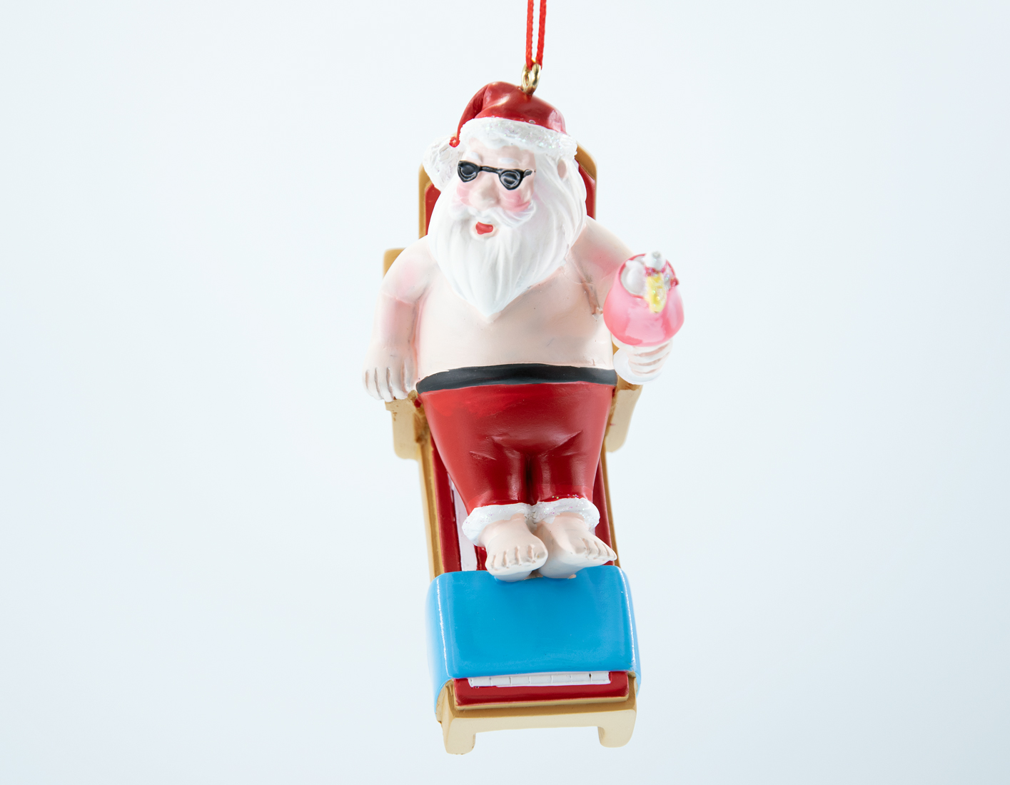 Santa Lounge Chair Weihnachtsschmuck 