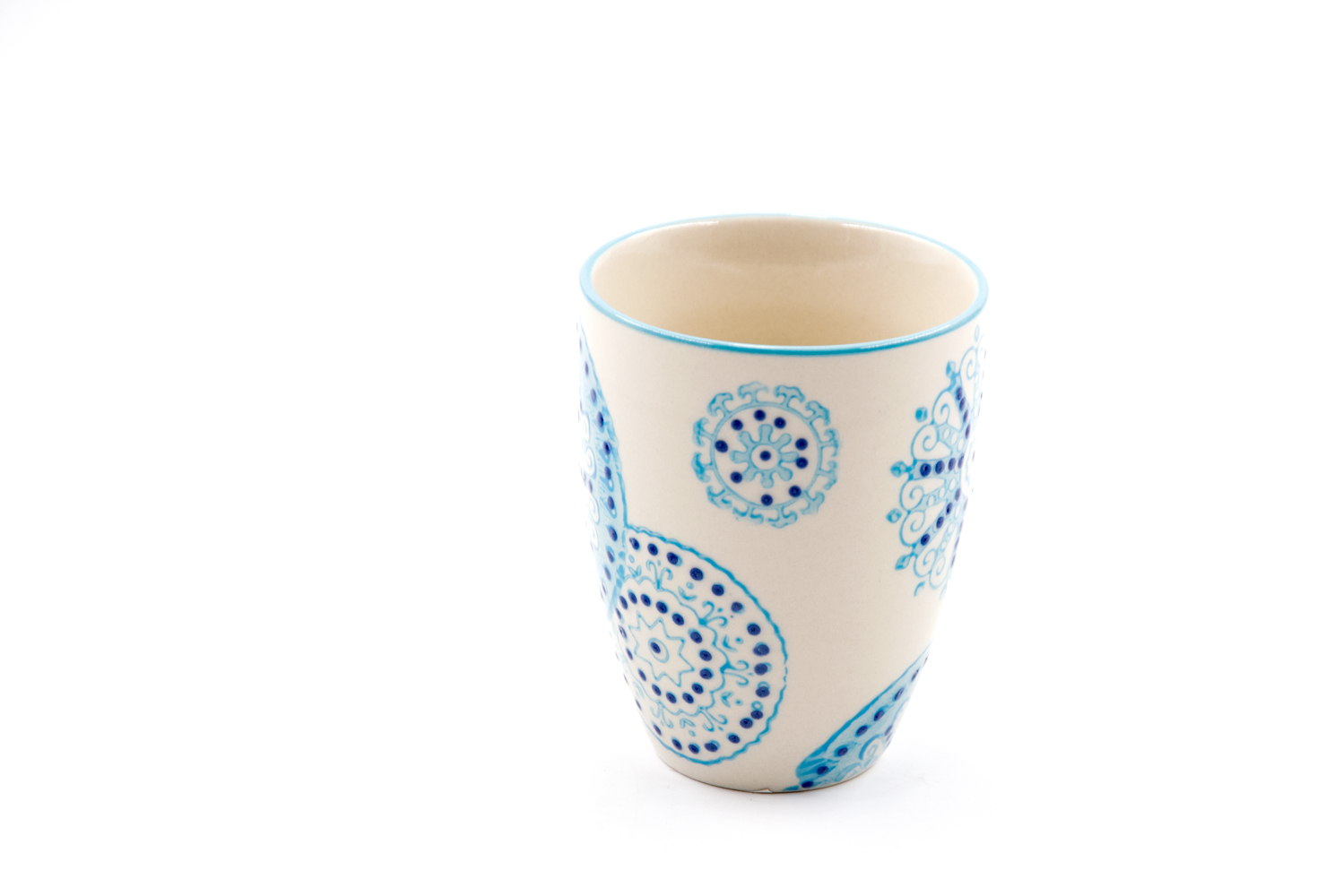 Becher Kaffeebecher Teebecher Steingut ORIENTAL 150ml Landhausstil 